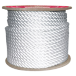 3-Strand Nylon Rope 1-1/4 in. x 600 ft. White-CWC 315163