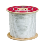 3-Strand Nylon Rope 1/4 in. x 1200 ft. White-CWC 315020