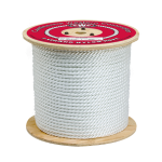 3-Strand Nylon Rope 1-1/8 in. x 600 ft. White-CWC 315150
