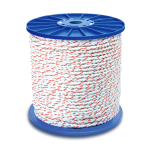 California Truck Rope 7/16 in. x 600 ft. White W/Orange Tracer-CWC 326015 California Truck Rope 7/16 in. x 600 ft. White W/Orange Tracer-CWC 326015