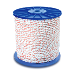 California Truck Rope 1/2 in. x 1200 ft. White W/Orange Tracer-CWC 326030 California Truck Rope 1/2 in. x 1200 ft. White W/Orange Tracer-CWC 326030