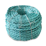 8 Braid BLUE STEEL™ Rope 1-1/2 in. x 600 ft. Teal W/Dark Blue Tracer-CWC 402137