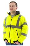 Hi-Vis Yellow Waterproof Jacket, Removable Liner Hi-Vis Yellow Waterproof Jacket, Removable Liner