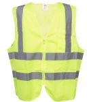 Lightweight Hi-Vis Lime Mesh Safety Vest Class 2
