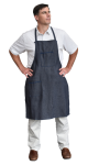 Denim Apron, Sewn Ties, Two Pockets