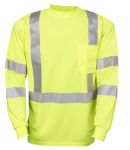 Class 3 Hi-Vis Lime Long Sleeve T-Shirt