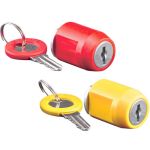 Vacant Unit Cylinder Lock - Yellow #1 Keyed-Alike