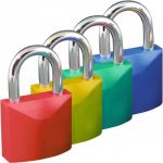 Vacant Unit Padlock - Green #2 Keyed-Alike