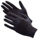 Black Lightning - 5 Mil Black Nitrile - Powder-Free Gloves M-CWC 510721