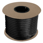 Braided MFP Halter Rope 27/64 in. x 500 ft. Black-CWC 115334