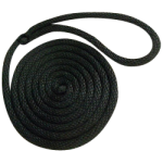 Double Braid Dock Line 1/2 in. x 15 ft. Black-CWC 350207
