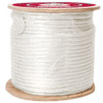 Double Braid Pulling Rope 5/8 in. x 300 ft. White-CWC 347474