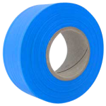 Flagging Tape 4 mil 1-3/16" x 150' Neon blue-CWC 059503