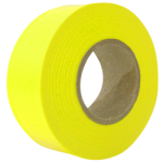 Flagging Tape 4 mil 1-3/16" x 150' Neon yellow-CWC 059500