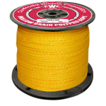 Hollow Braid Polypropylene Rope 3/4 in. x 500 ft. Yellow-CWC 100140
