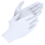 Industrial Grade - 5 Mil White Gloves L-CWC 510280