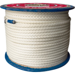 Polyester Rope 12-Strand 3/4 in. x 600 ft. White-CWC 353225