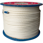 Polyester Rope 12-Strand 3/8 in. x 600 ft. White-CWC 353210