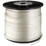 Solid Braid Nylon Rope 5/16 in. x 500 ft. White-CWC 105100